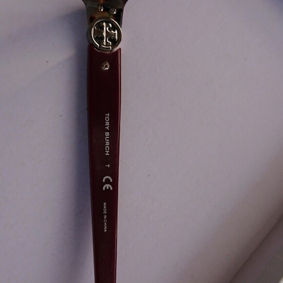TORY BURCH Eyeglasses TY 2055 1476 Porchini Tortoise/Bordeaux 53MM - Frame Only - Picture 9 of 11